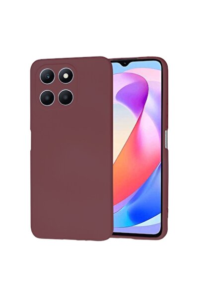 Techsuit Carcasă de înaltă protecție pentru Honor X6a (Petite Tuds SoftFlex, Canvas) - Prună Elegant Ruby