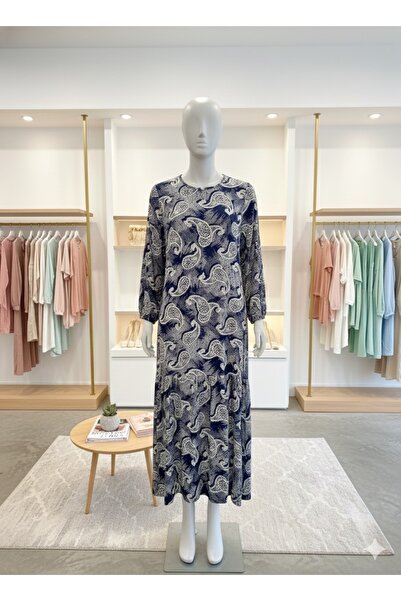 fariza tekstil φόρεμα βισκόζης τεσεττούρ