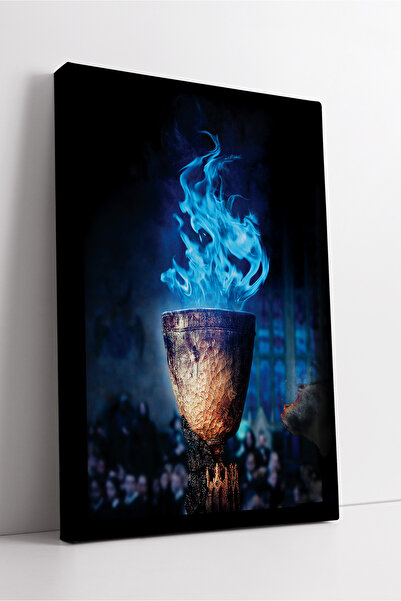 KOSS Dijital Pictură pe pânză cu tematică Harry Potter, cu flacără magică, ar...