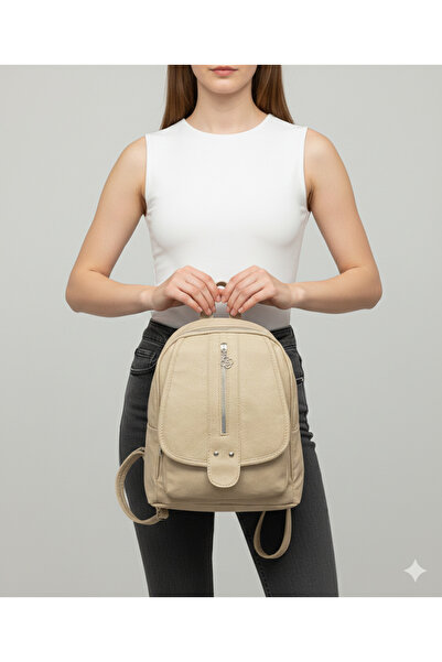 Kılinkır Σακίδιο πλάτης από μαλακό δέρμα, πολύ χρήσιμο, με πολλά διαμερίσματα, κατάλληλο για καθημερινή χρήση