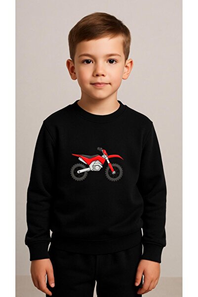 playwear Φούτερ ομάδας MOTOR με στάμπα για κορίτσια και αγόρια, με λαιμόκοψη ...