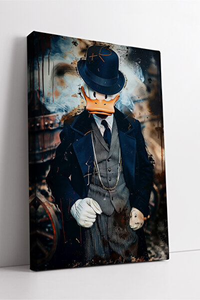 KOSS Dijital Costum de rață cu pălărie, set de personaj picturi pe pânză în s...