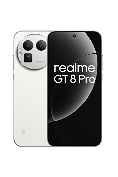 realme Telefon mobil GT 8 Pro, Dual SIM, 16GB RAM, 512GB, 5G, Diary White
