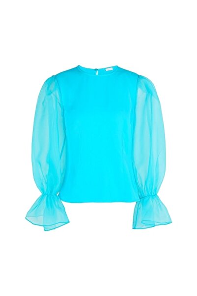 8 By Yoox Turquoise Top (38973911LX) Woman