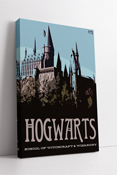 KOSS Dijital Design de siluetă a școlii de vrăjitorie din Hogwarts Concept fa...