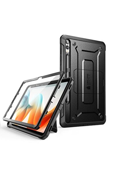 Petite Tuds High-Protection Case for Samsung Galaxy Tab S9 FE Plus - Tuds Armor Unicorn Beetle Pro, Intense Dark