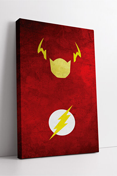 KOSS Dijital Pictură murală pe pânză cu design de supererou minimal roșu, cu ...