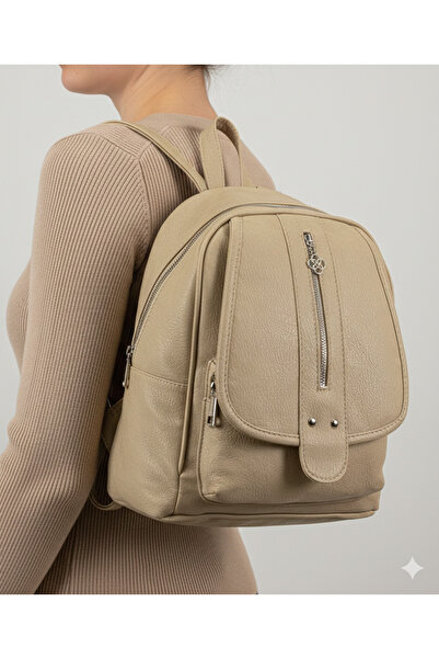 Kılinkır Σακίδιο πλάτης από μαλακό δέρμα, πολύ χρήσιμο, με πολλά διαμερίσματα, κατάλληλο για καθημερινή χρήση