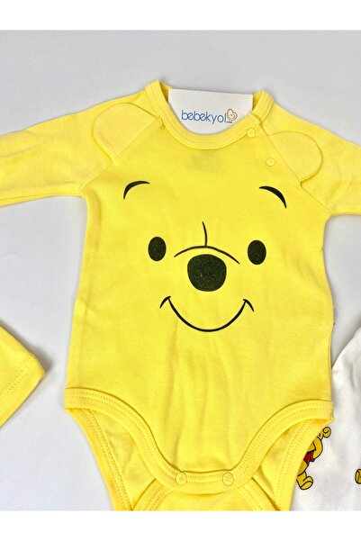 bebekyol Bear Winnie Printed Baby Set
