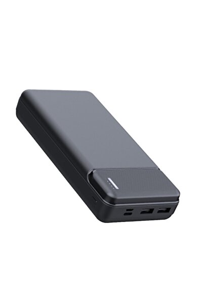 Petite Tuds External Power Bank 20000mAh, Super Charge, LED Lights, E68, Silicone, Intense Dark