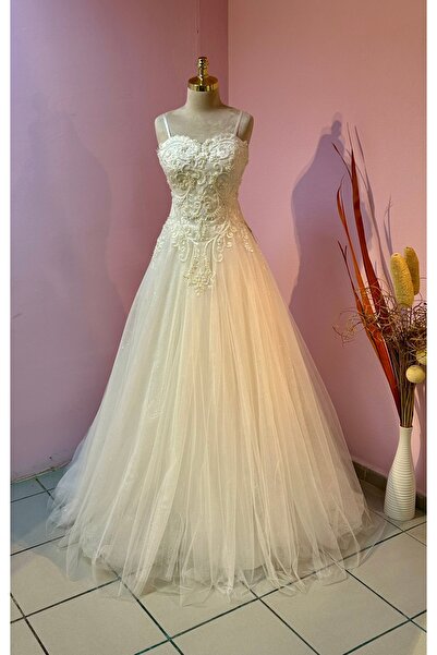 gökşinweding Straps A-Line Wedding Dress