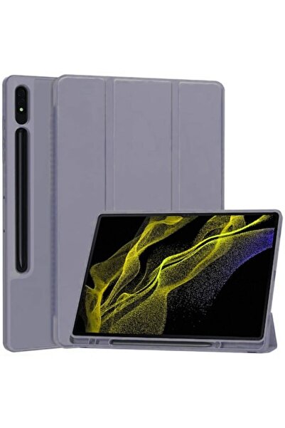 Techsuit High Protection Case for Samsung Galaxy Tab S8 Ultra, Tuds Colors, Flex Trifold, TPU, Berry Purple