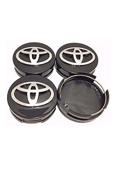 Generic Car Wheel Center Hub Caps for Toyota Black 62mm (4pcs)