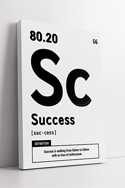 KOSS Dijital Tipografie minimă Definiție a succesului Tematică pictură modern...