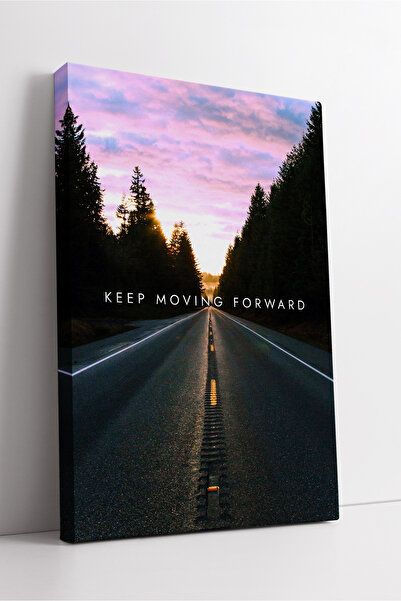 KOSS Dijital Continuați să vă mișcați înainte Scenă de apus de soare scrisă p...