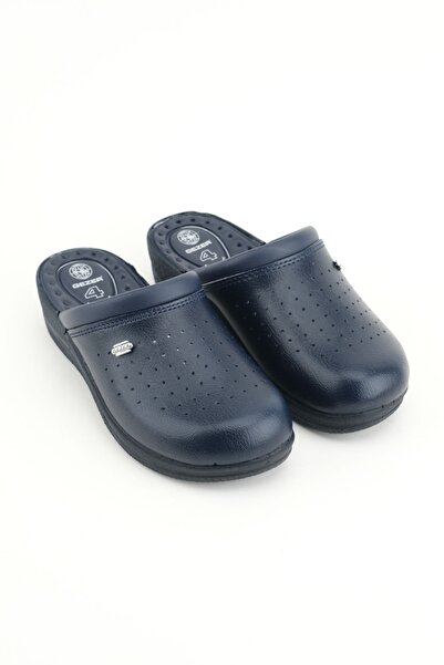 GEZER Unisex Navy Blue Sabo Work Hospital Nurse Doctor Slippers