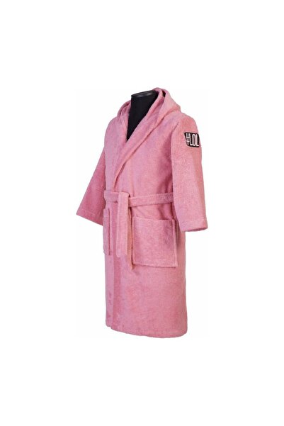Nef Nef Homeware Halat de baie cu glugă Nef-Nef Junior 4-6 ani roz