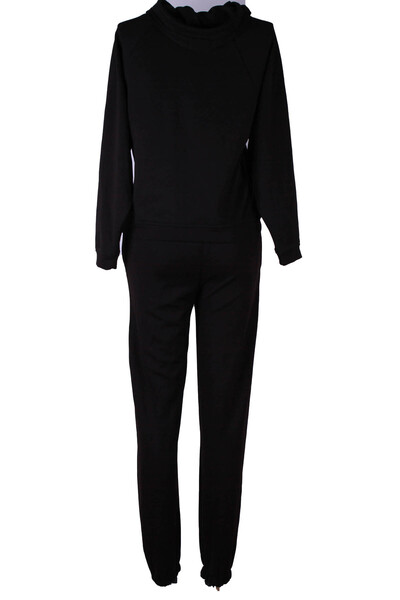 trender Black Women's Top and Bottom Set 6499