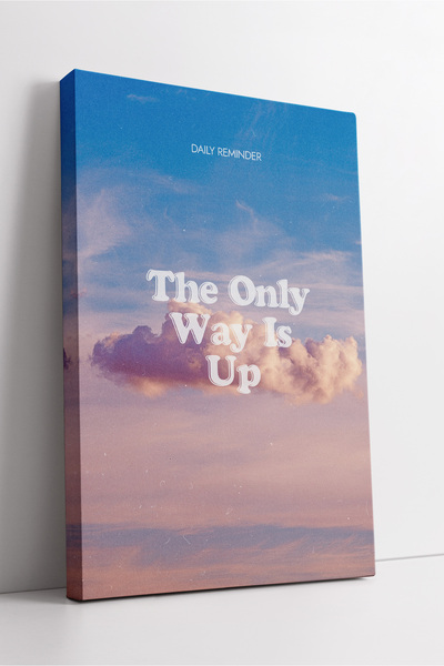 KOSS Dijital Pictură modernă pe pânză cu design inspirat de nori pastel, cu s...