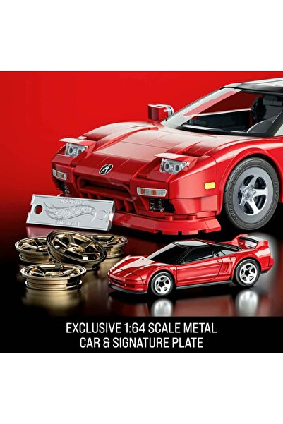 HOT WHEELS Elite Series – 1990 Acura NSX 1:16 Construction Set (876 pieces)