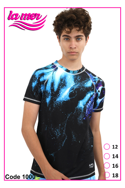 None Lamir Kaleidoscope Water Swim Shirts