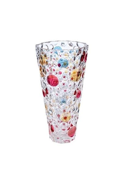 BOHEMİA CRYSTAL Vază din sticlă Crystal Bohemia Lisboa, 30,5 cm, multicoloră