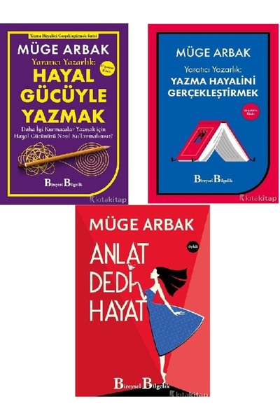 Destek Yayınları Yaratıcı Yazarlık - Anlat Dedi Hayat - Müge Arbak 3 KİTAP ( ...