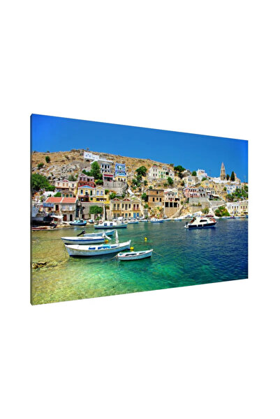 PozaTablou Pictură pe pânză: Peisaj mediteranean 100x70 cm