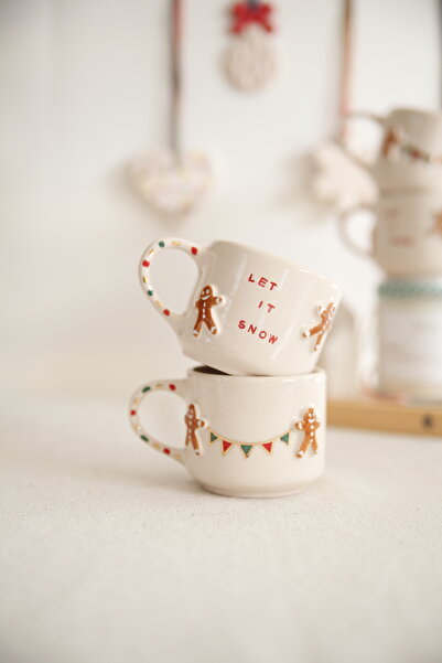 his ceramic طقم فناجين قهوة سيراميك مكون من قطعتين مصنوع يدويًا بتصميم العام ...
