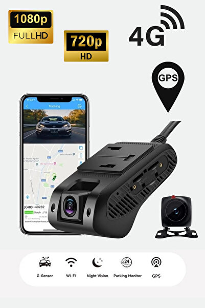 X-All كاميرا تسجيل فيديو مباشر JC400 4G من جيميماكس، كاميرا امامية 1080P مع كاميرا فرعية مقاومة للماء CE01