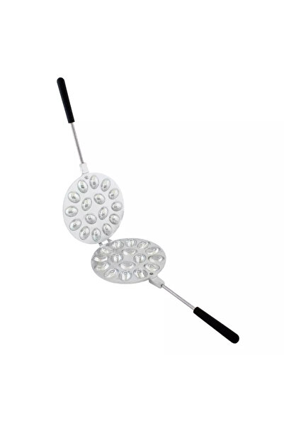 Gonga Metal mold for baking walnut-shaped cookies, Gonga® Silver