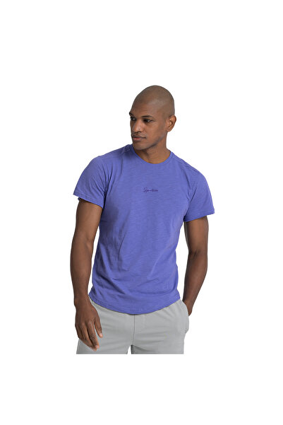 Sportive Iga Erkek Mor Günlük Stil T-Shirt 25YE031-MOR