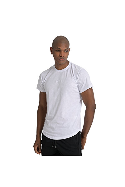 Sportive Iga Erkek Beyaz Günlük Stil T-Shirt 25YE031-BYZ