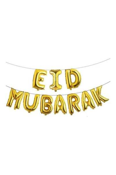 Generic Party Time Eid Mubarak Foil Balloon Set