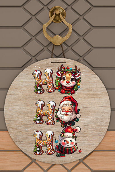 Dormot Ψηφιακή εκτύπωση υψηλής ποιότητας, Πρωτοχρονιά, Καλά Χριστούγεννα, Στολίδι πόρτας με θέμα την Πρωτοχρονιά, Στολίδι τοίχου
