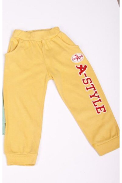 Toontoy Boy's Embroidery Printed Basic Sweatpants with Elasticated Waist and ...
