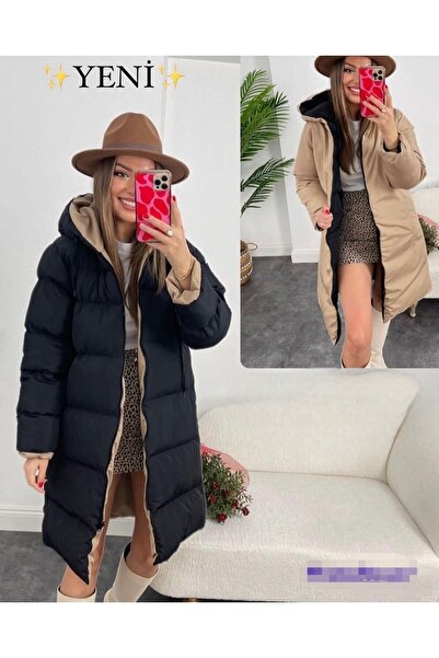 Rowsmen Women's Double Sided Long Puffer Coat