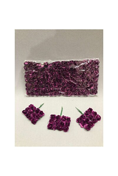 Fiyonks Atölye Decorative Paper Rose 1 Pack 144 Pieces, Decorative Paper Rose, Tulle Decoration, Bohça Decoration