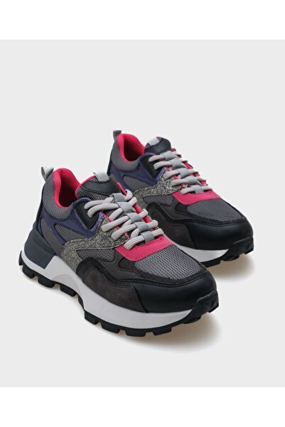 AKSESUARIM Women's Orthopedic Lace-Up Casual Sports Shoes