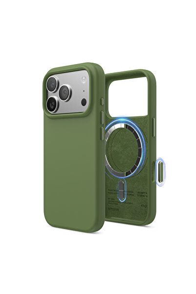 Elago iPhone 17 Pro 6.3 Manyetik Silikon Kılıf – MagSafe Uyumlu Premium Yumuş...