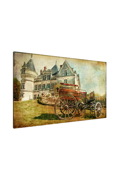 PozaTablou Pictură pe pânză: Visuri de castel 70x40 cm