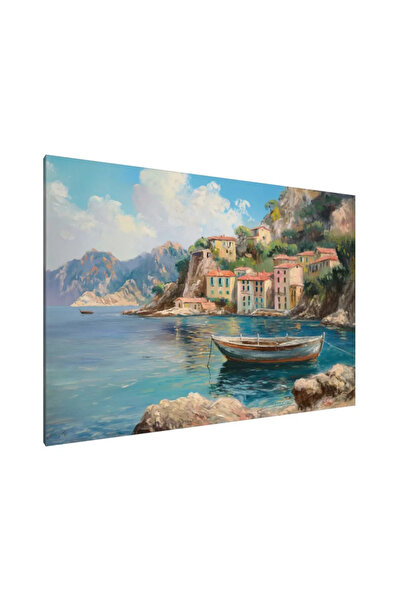 PozaTablou Pictură pe pânză: Refugiu liniștit de coastă 120x80 cm