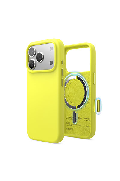 Elago iPhone 17 Pro 6.3 Manyetik Silikon Kılıf – MagSafe Uyumlu Premium Yumuş...