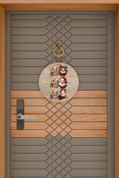 Dormot Ψηφιακή εκτύπωση υψηλής ποιότητας, Πρωτοχρονιά, Καλά Χριστούγεννα, Στολίδι πόρτας με θέμα την Πρωτοχρονιά, Στολίδι τοίχου