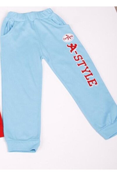 Toontoy Boy's Embroidery Printed Basic Sweatpants with Elasticated Waist and ...