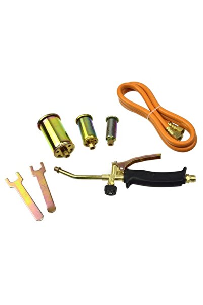 GEKO Καυστήρας ψησίματος χοίρων, 3 μεγέθη κεφαλής καυστήρα, σωλήνας 1,5 m, 2 σφιγκτήρες σωλήνα