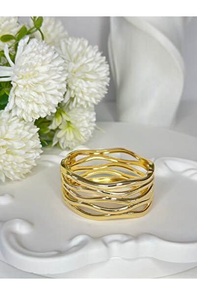 New Meluna Vip Çelik Sarmal Kelepçe Bileklik -(60mm. )