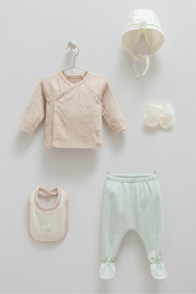 Caramell 5-Piece Newborn Set Beige