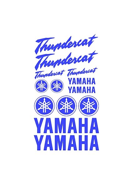 Oracal Set 13 Stickere Yamaha, Thundercat, albastru