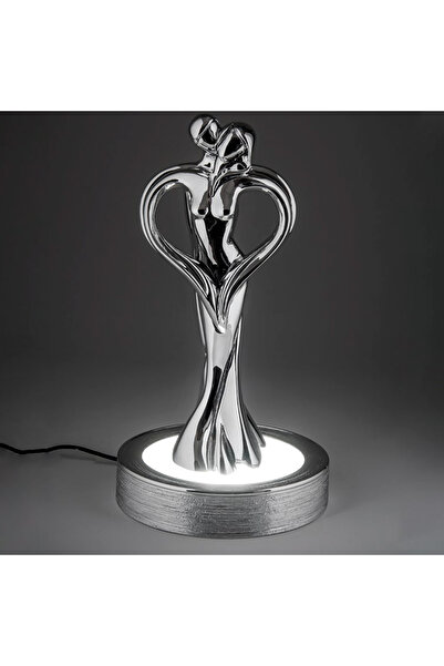 Moda Argenti Silver Couple Figurine with LED H29.5 cm